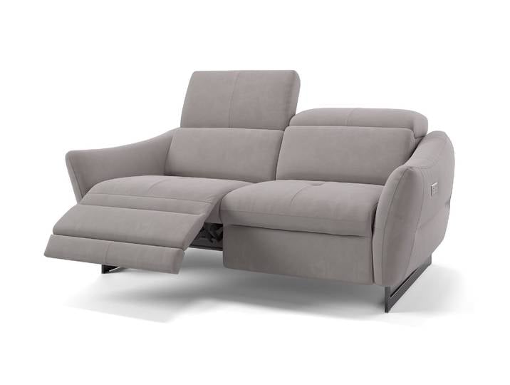 2-Sitzer Stoff Sofa MODENA mit FUNKTION