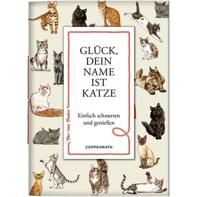 Der rote Faden No.198: Glück, dein Name ist Katze, Broschur von Julia Gerigk, Coppenrath Verlag GmbH & Co. KG, 978-3-649-64886-4