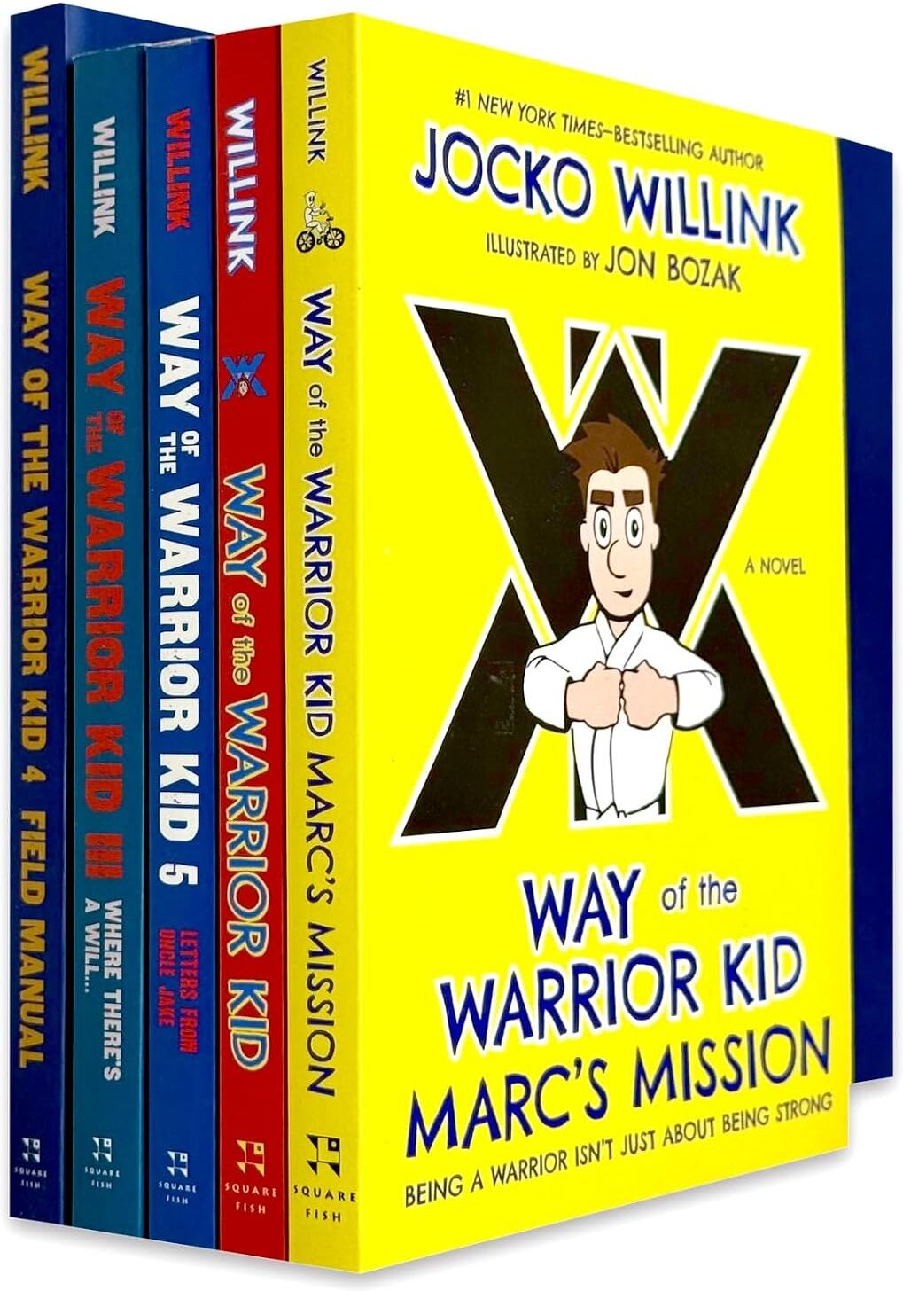 Way of the Warrior Kid Series 1-5 Books Collection Set by Jocko Willink (Way of the Warrior Kid, Marc's Mission)