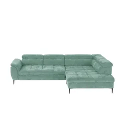 switch Ecksofa  Denver , grün , Maße (cm): B: 290 H: 94 T: 217.0