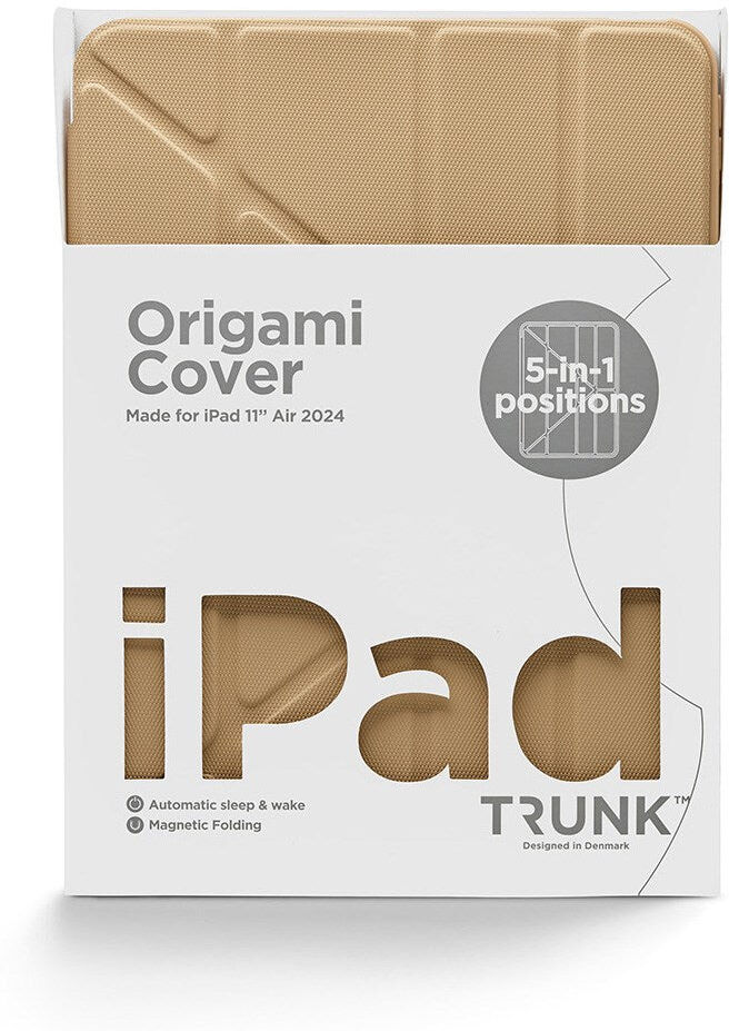 Trunk iPad Air 11" (2026 / 2025 / 2024) Origami Case - Mocha