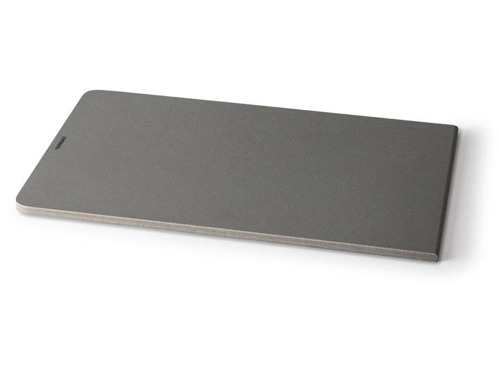 Schneidebrett CONTINENTA BAND, Duracore grau , grau, B:24cm H:0,7cm L:34,5cm, Zellulosefaser, Schneidebretter, Schneidebrett, Messerschonend und Spülmaschinenfest