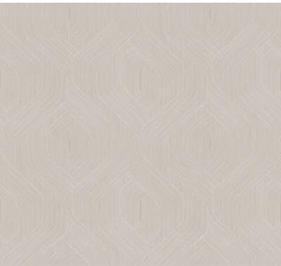 Candice Olson Fine Line Taupe Geometric Wallpaper