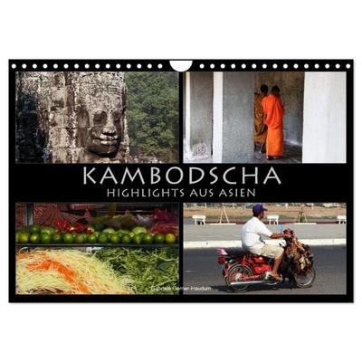 Kambodscha - Highlights aus Asien 2027 (Wandkalender 2027 DIN A4 quer), CALVENDO Monatskalender