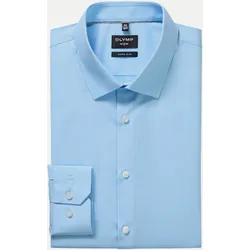 Slim-Fit Hemd Blau 39