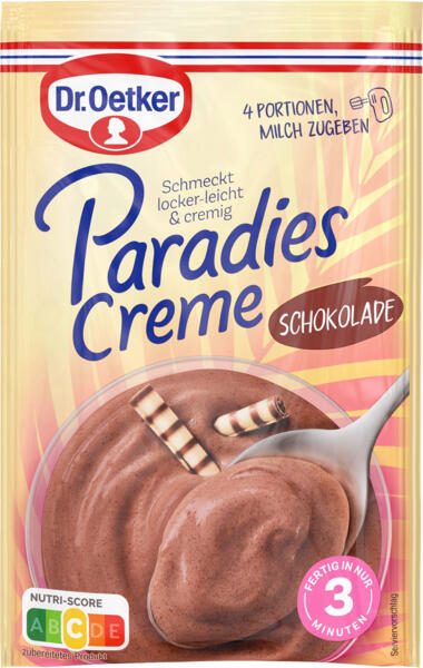 Dr. Oetker Paradies Creme Schokolade 74,0 g 130386001