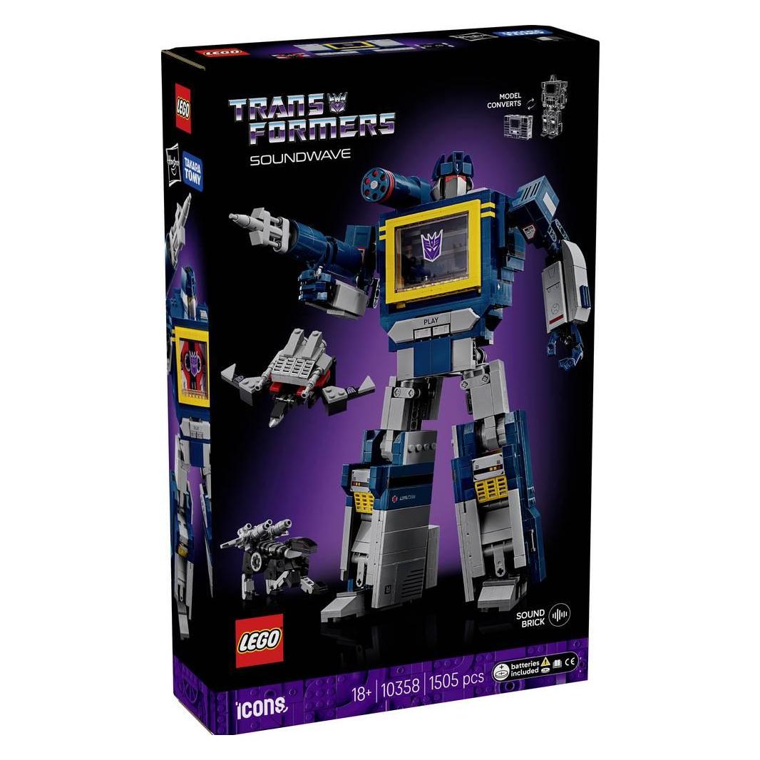LEGO Icons Transformers: Soundwave (10358, LEGO Icons) (10358)
