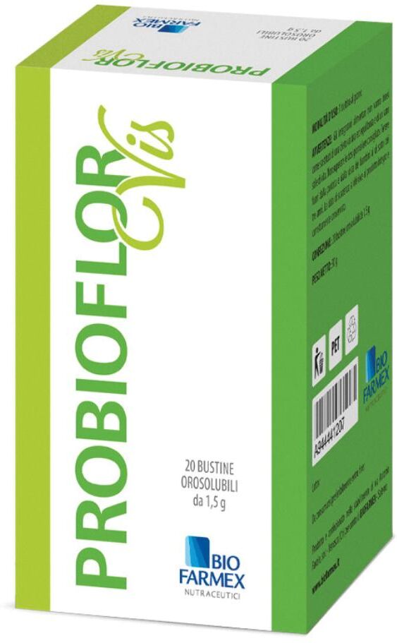 BIOFARMEX Srl PROBIOFLOR VIS 20 buste – Integratore probiotico per il benessere intestinale