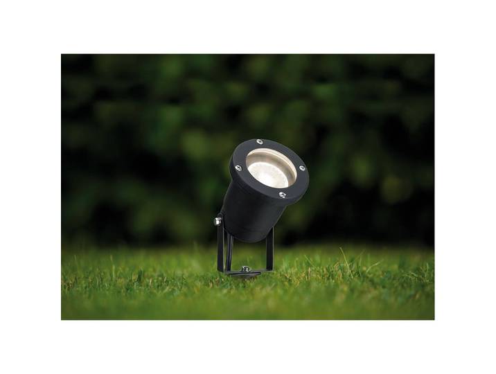 LED-Erdspieß Vouille Ø 9cm Schwarz