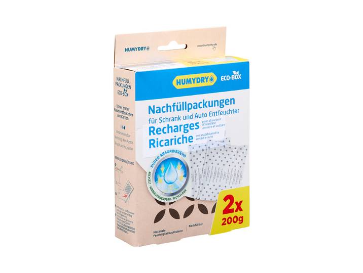 Humydry Nachfüller f. Schrank-und Autoentfeuchter