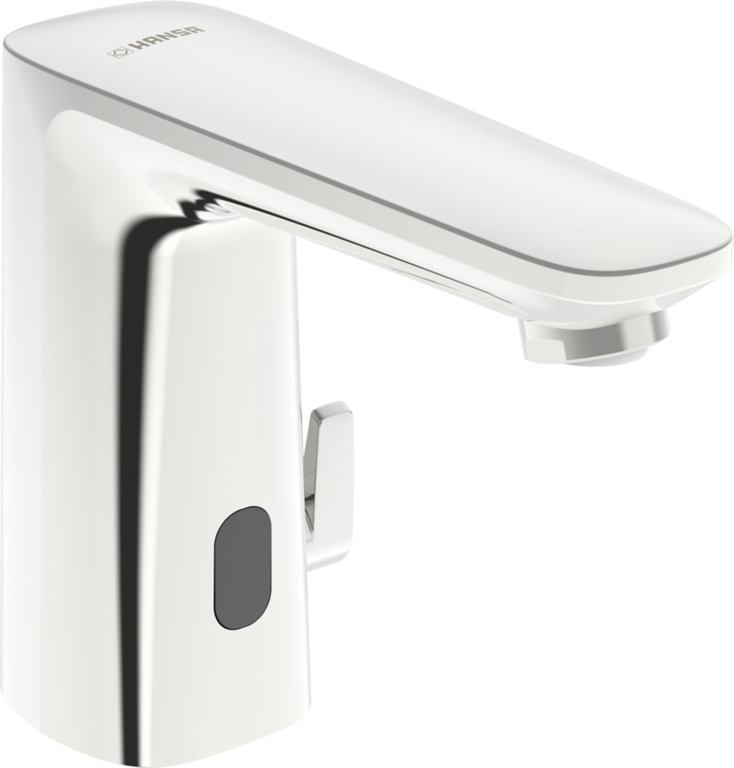 Infrarot-Waschtisch-Armatur HANSAELECTRA chrom, Netzbetrieb, Ausladung 117mm (92002009)