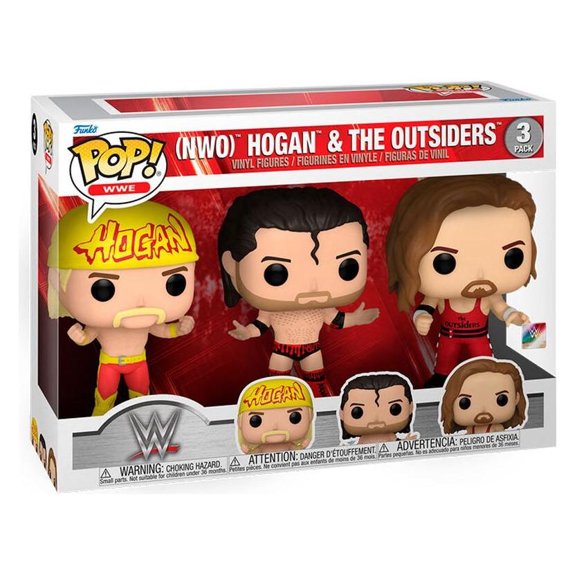 Funko Pop! 3-Pack: WWE - Hulk Hogan & The Outsiders (OC75129)