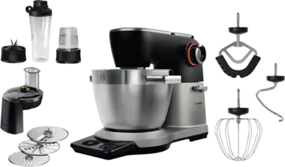 Bosch MUMS8ZS22, 6 l, Silber, Schwarz, Drehregler, Kneten, Mixen, Mischung, Kotelett, 3,6 kg, 2,8 kg
