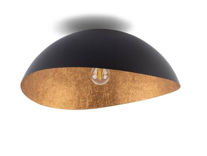 Plafonnier ALTEA bicolore noir en acier
