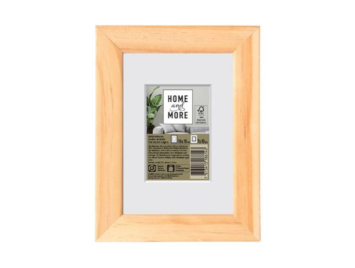 Home and More Bilderrahmen L9 10 x 15 cm Natur Holz