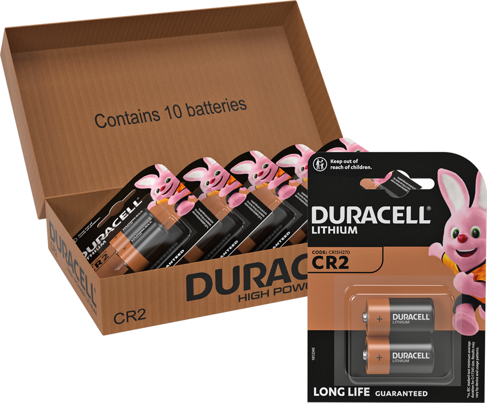 Duracell Lithium CR2 Batteries   10 Pack