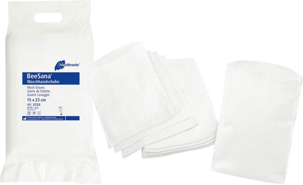 Beesana Waschhandschuh Molton soft