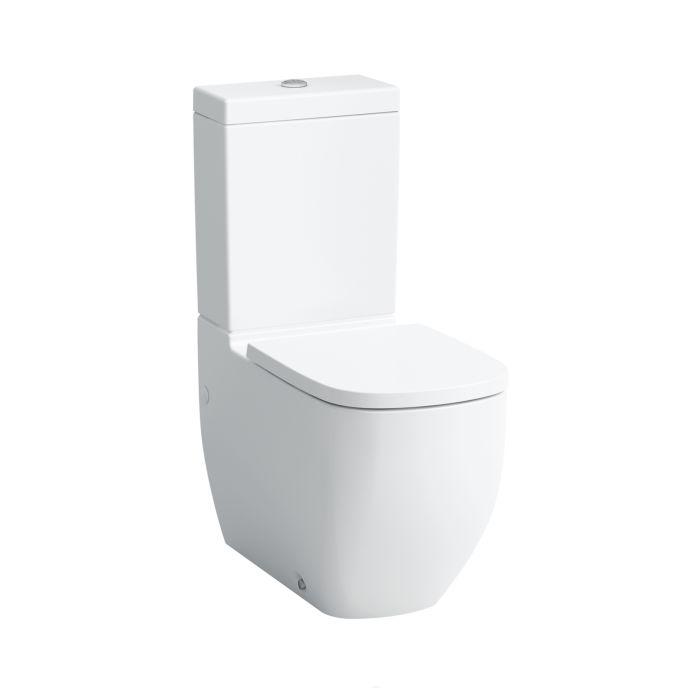 LAUFEN Palomba Stand-WC-Kombination H8248010000001 weiß, spülrandlos