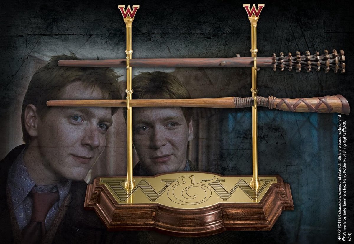The Noble Collection Harry Potter Weasley Twins Toverstaf Wand Collection Bruin