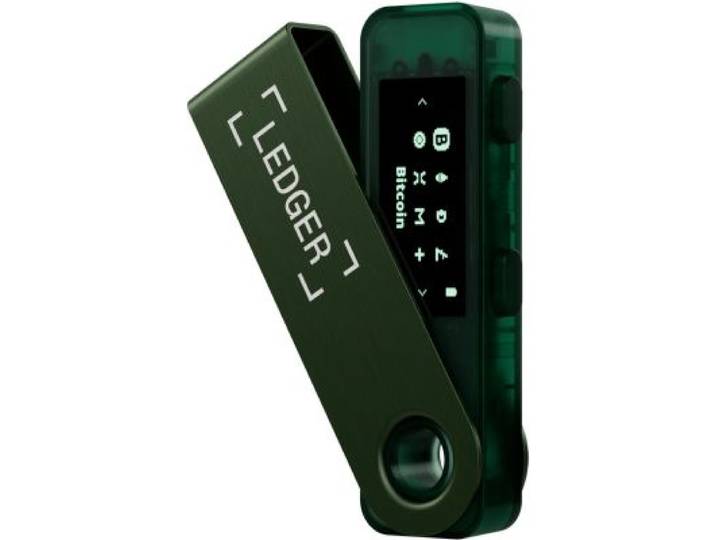 Ledger - Crypto Wallet Nano S Plus - Vert Emeraude