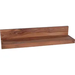 Wandregal 90cm Massivholz Sheesham