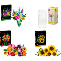 Botanicals Sommerblumenstrauß Bundle (mit Vase), Konstruktionsspielzeug
