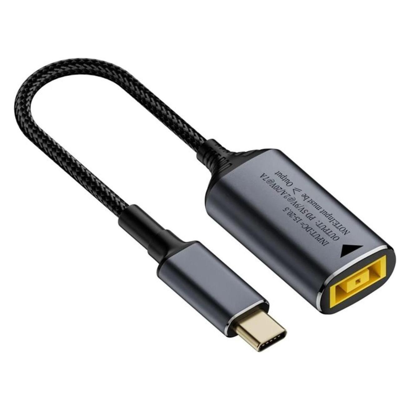 PowerGuard Lenovo IBM Thinkpad Square Slim Tip to USB-C Charge Adapter 140W (140 W) (00035067)
