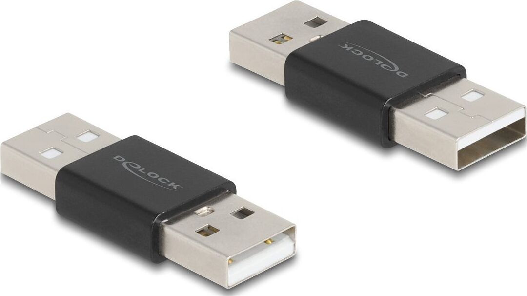 Delock 65108 USB 2.0 Type-A Adapter Gender Changer van Vrouw naar Man in Metaal