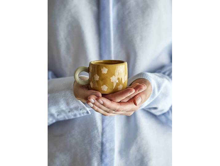 Tasse Nini Blumen Ø 7cm Braun