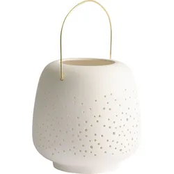 Uyuni Ceramic Lantern 20x20 weiß