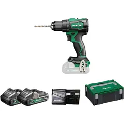Hitachi, Bohrmaschine + Akkuschrauber, HIKOKI WKRĘTARKA UD.18V DV18DE WHZ 70Nm 2x4,0Ah BL HITSYSTEM (Schlagbohrschrauber)