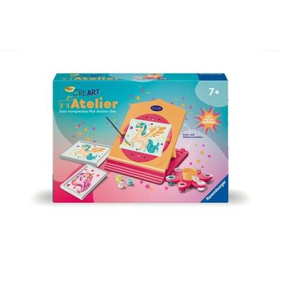 CreArt, Malen nach Zahlen Kinder - Neon Atelier Einhorn
