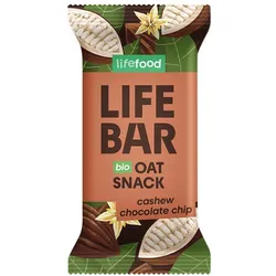 Lifebar Oat Snack - cashew chocolate chip 40g