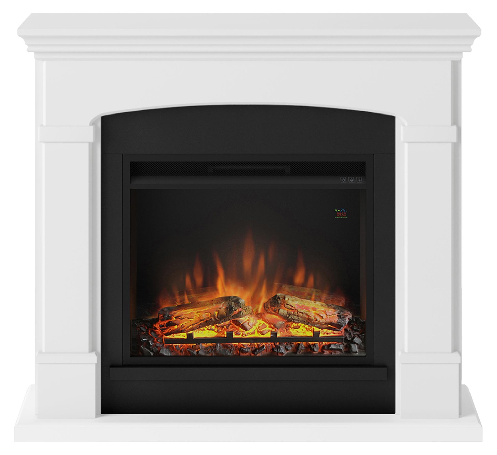TAGU Helmi Elektrokamin mit PowerFlame Reinweiß