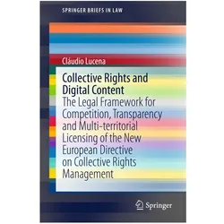 Collective Rights and Digital Content, Fachbücher von Cláudio Lucena