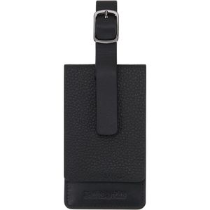 Samsonite Kofferanhänger TA Revolution, mit Adressschild, Echt Leder, schwarz