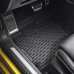 Volkswagen Arteon Gummifußmatten Allwettermatten Set vorn 2 Stück Gummimatten 3G
