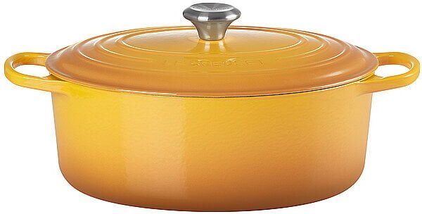 LE CREUSET Bräter oval SIGNATURE 31cm 6,3l Nectar gelb EG