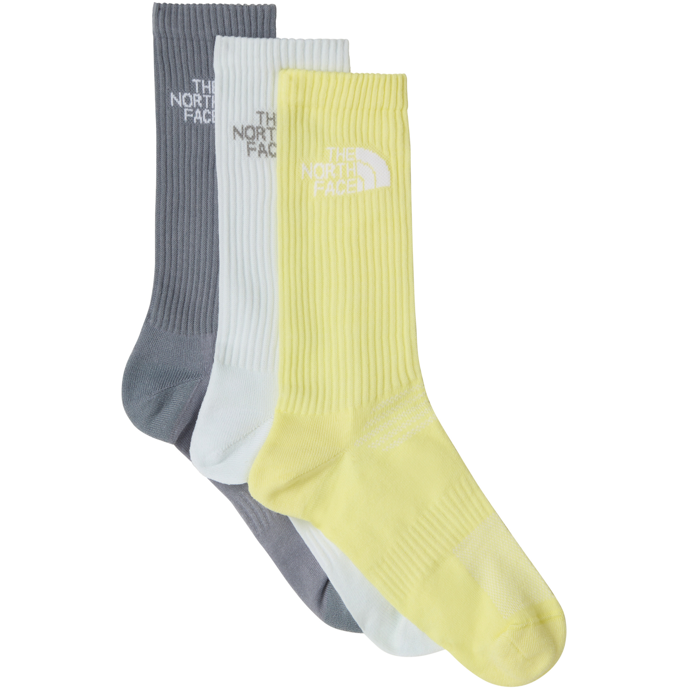 The North Face Cush Crew 3er Pack Freizeitsocken grau Größe 38 Lifestyle Elastisch