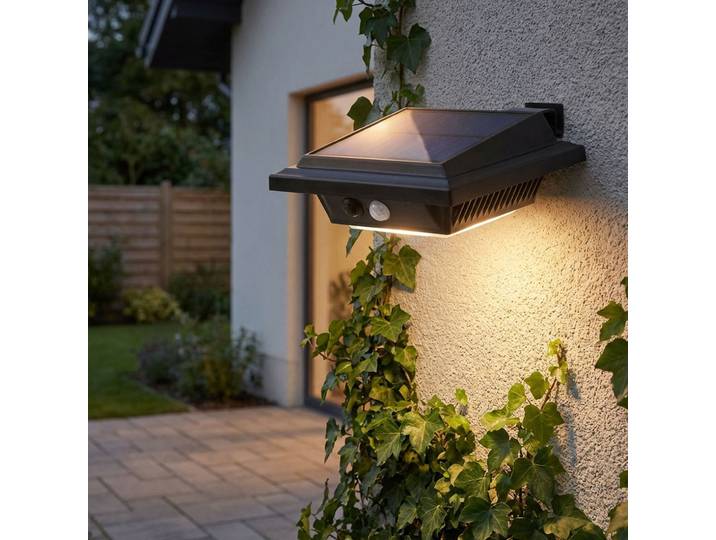 Wandleuchte mit PIR-Bewegungsmelder, 158 lm, IP65