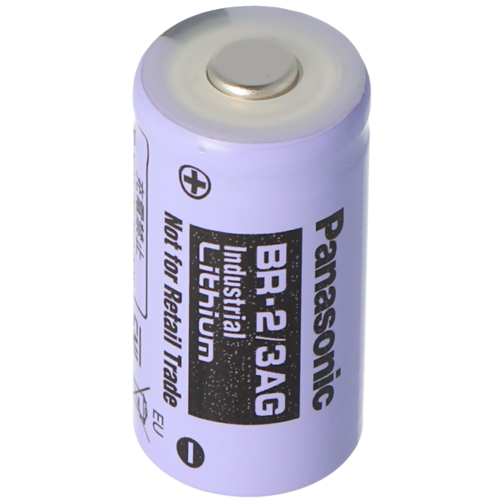 Panasonic BR 2/3AGN Lithium batterij 3V - 2/3 A hoge temperatuur - 1400 mAh