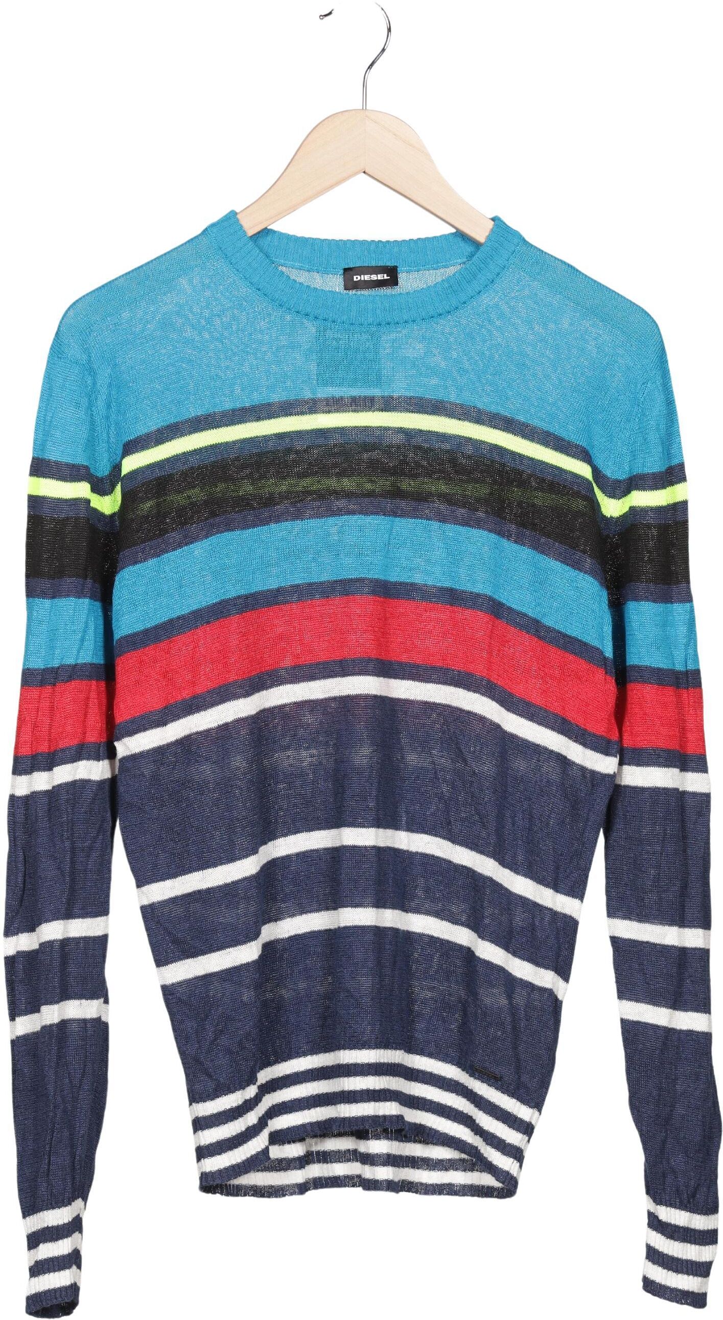 Diesel Herren Pullover, Neon, Gr. S, Leinen / Synthetik - Second Hand
