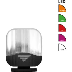 CARDIN 24V Blinklicht mit RGB-LED & transparenter Leuchtkappe ICONX