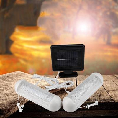 Snug & Styled Double Lamp Solar Wall Light LED Outdoor Shed Light IP65 Pull Switch Double Lamp Solar Wall Light LED Outdoor Shed Light IP65 Pull Switch