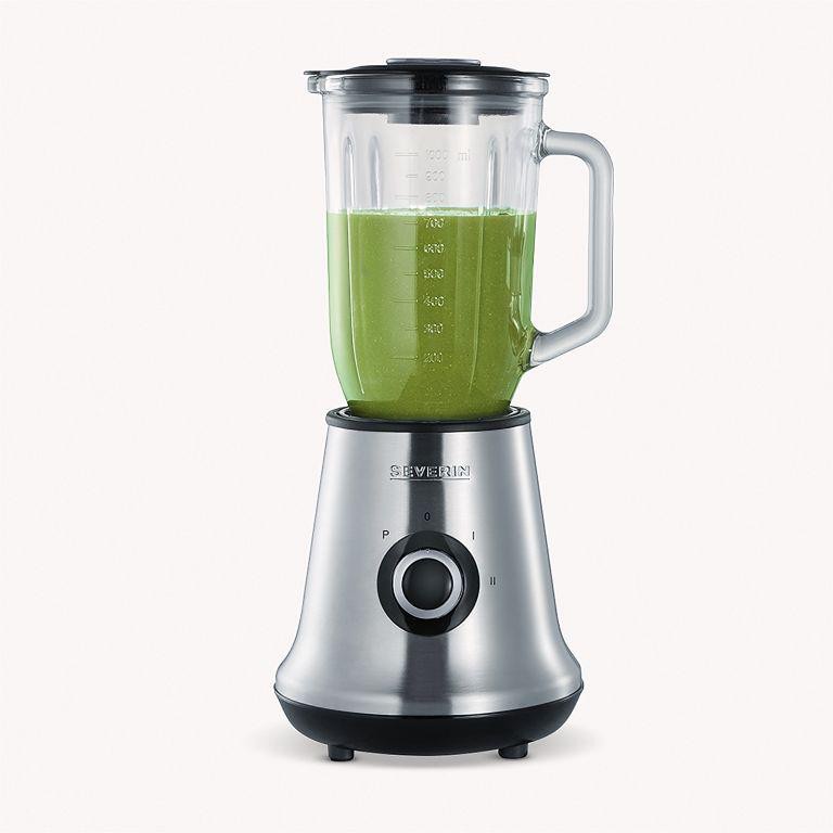 Severin SM 3737 Multimixer + Smoothie Mix & Go 1l silber 500W 22.000 U/min