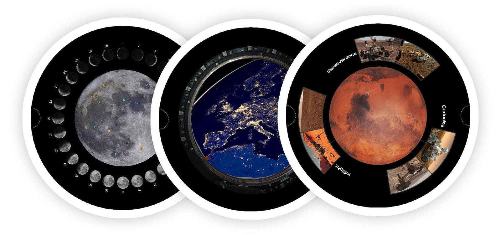 Buki France Planetariumprojectieschijven 8003