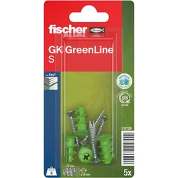 fischer Gipskartondübel GK Green S mit Schraube