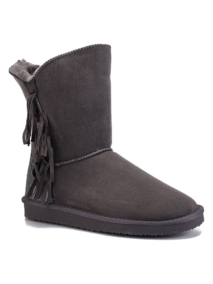 ISLAND BOOT Winterboots "Capri" in Grau - 37