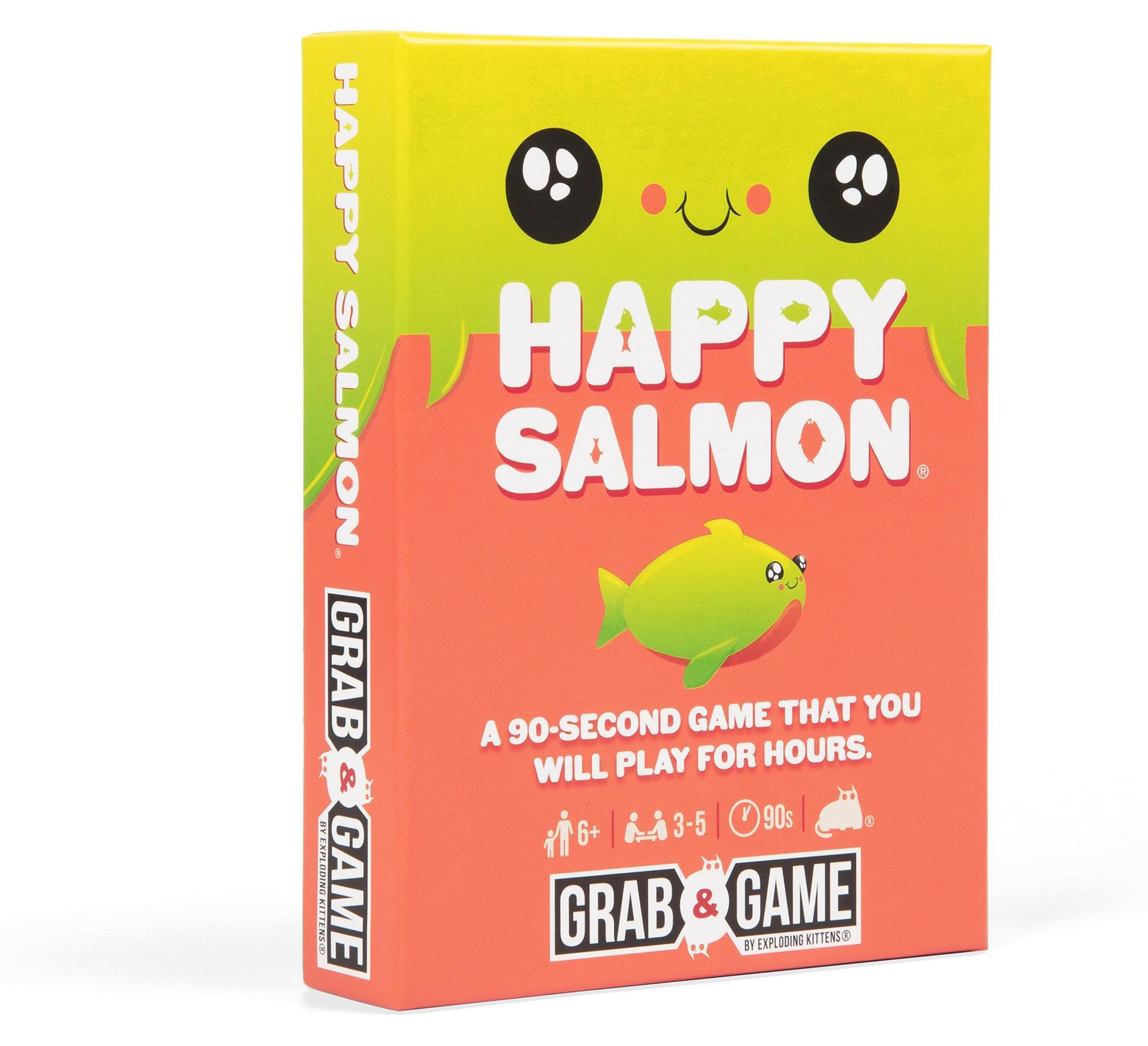 Exploding Kittens Happy Salmon kaartspel voor 3-5 spelers vanaf 6 jaar