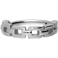 Chirurgenstahl Segmentring Clicker KETTEN-DESIGN